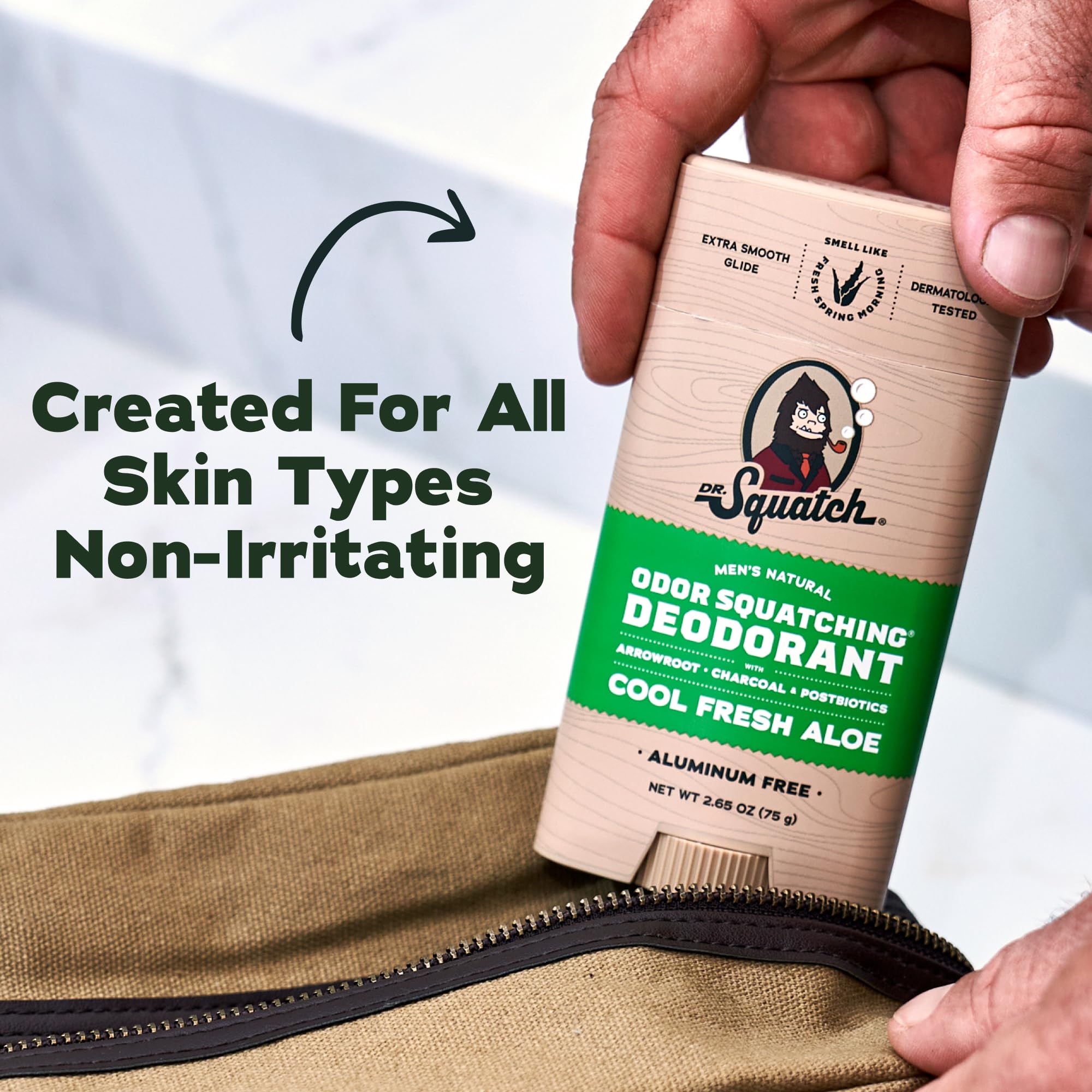 Dr. Squatch Summer Citrus in morning routine emphasizing energetic confidence