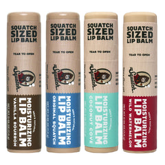 Dr. Squatch front packaging four-pack showing variety and convenience