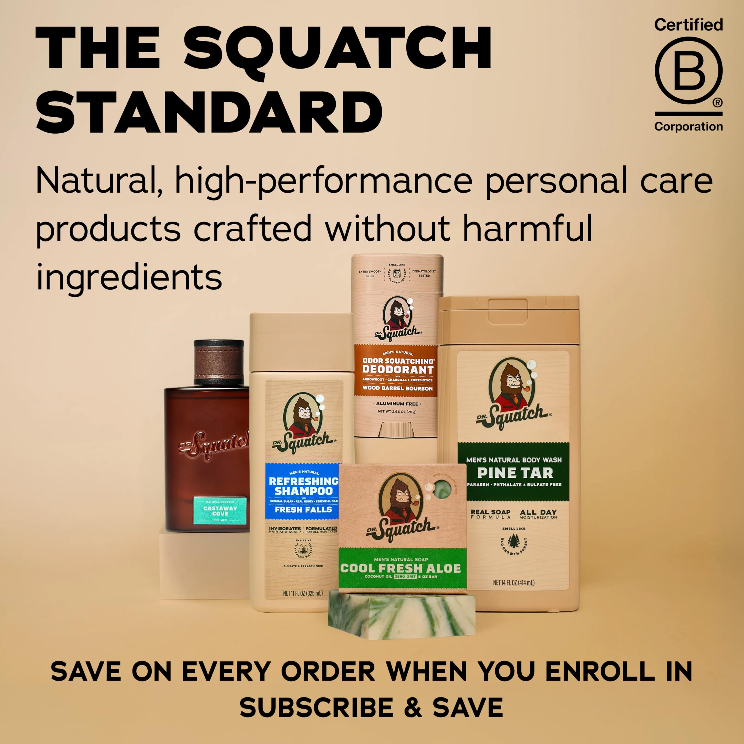 Dr. Squatch gift-ready packaging example showing suitability as present or set
