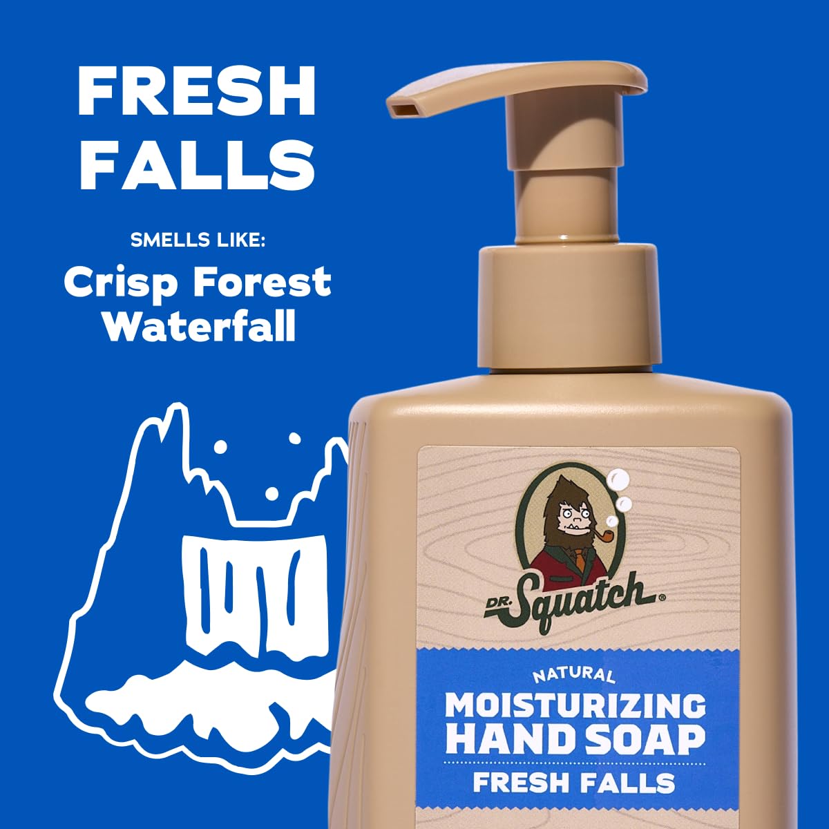 Dr. Squatch rich foamy lather texture showing effective gentle cleansing