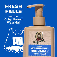 Dr. Squatch rich foamy lather texture showing effective gentle cleansing