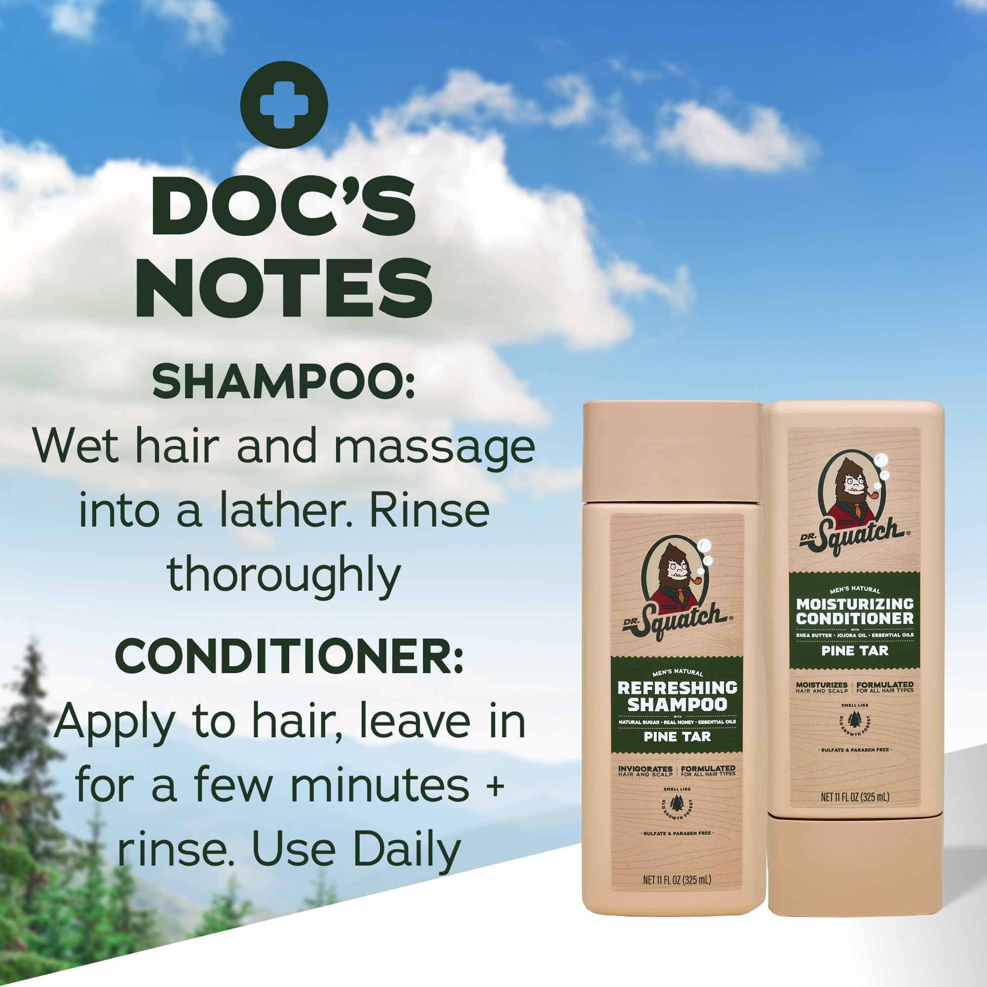 Dr. Squatch natural ingredients honey shea coconut arranged for clarity