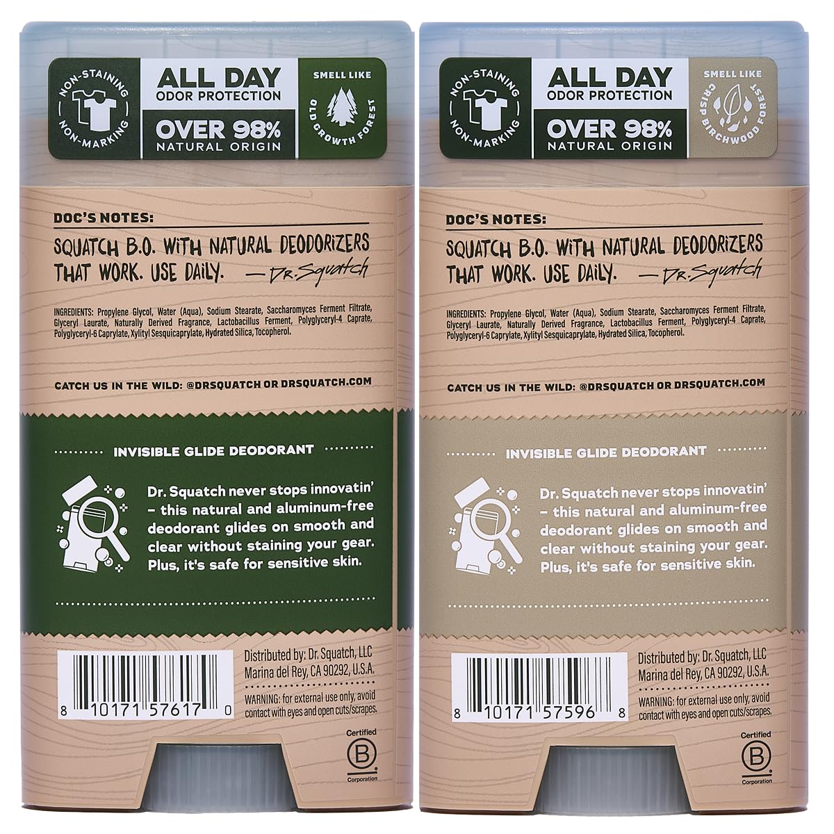 Dr. Squatch lifestyle outdoor scene showing long-lasting freshness feel