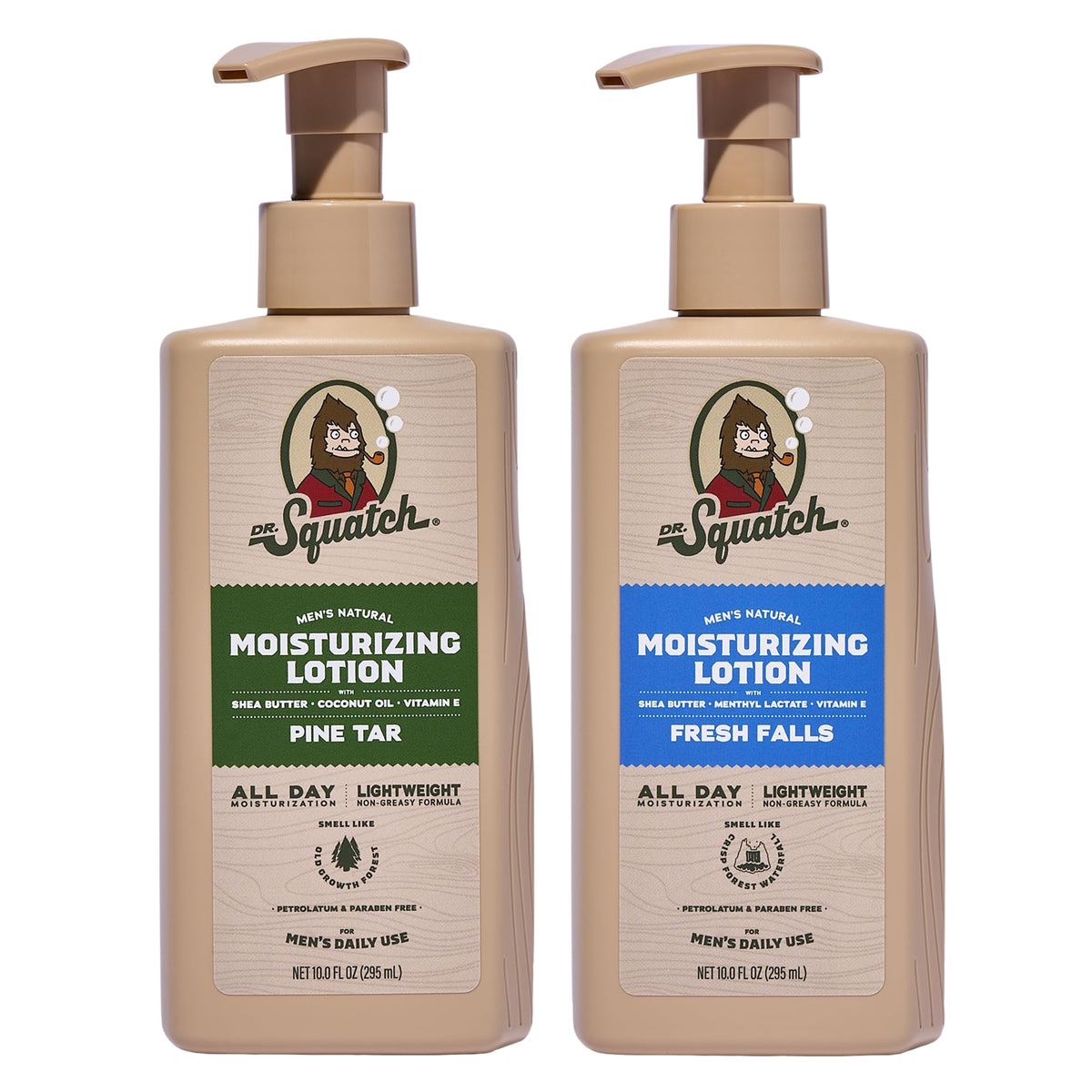 Dr. Squatch front packaging showing bold label and two-pack convenience