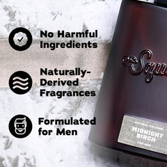 Dr. Squatch cap and nozzle detail illustrating leak-resistant travel design