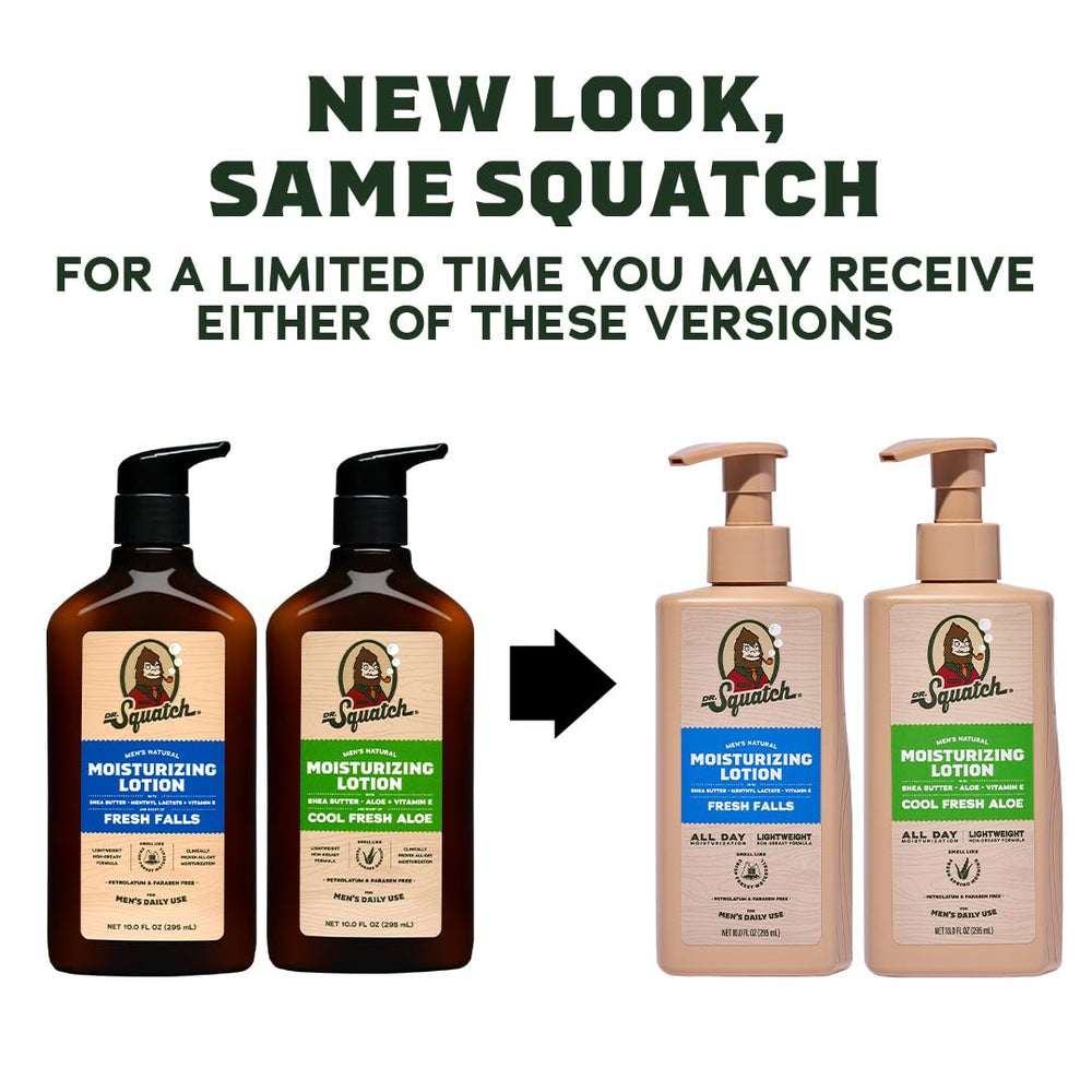Dr. Squatch pump dispenser detail highlighting easy, no-waste application