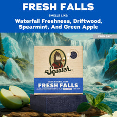 Dr. Squatch soap producing rich lather for effective cleansing benefit