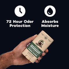 Dr. Squatch three-pack arranged on countertop, emphasizes value and backup supply