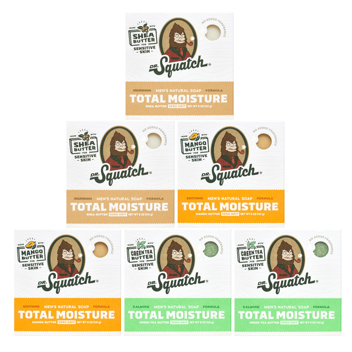 Dr. Squatch 6-pack front view showing packaging and clean presentation