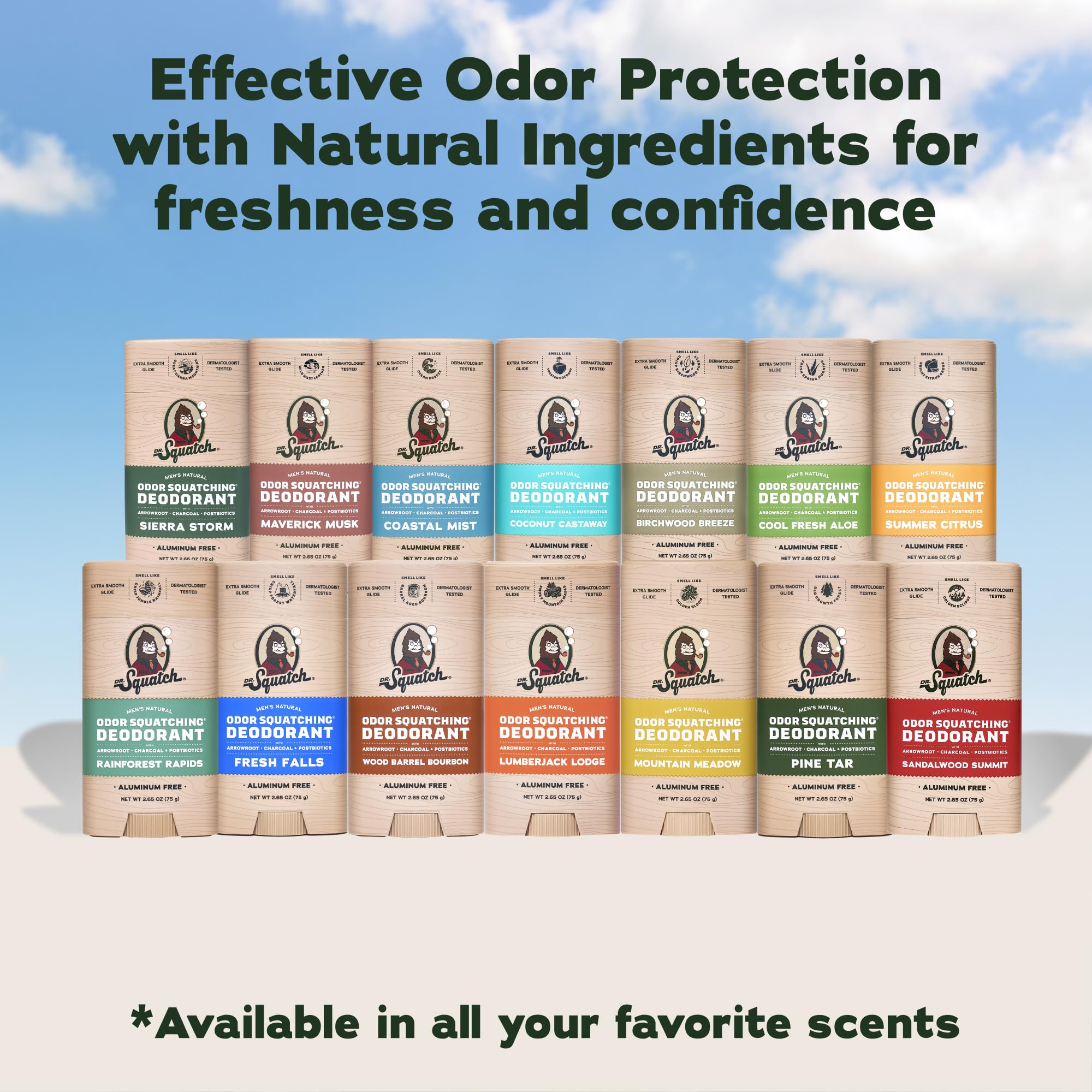 Dr. Squatch travel in toiletry bag showing compact, leak-free benefit