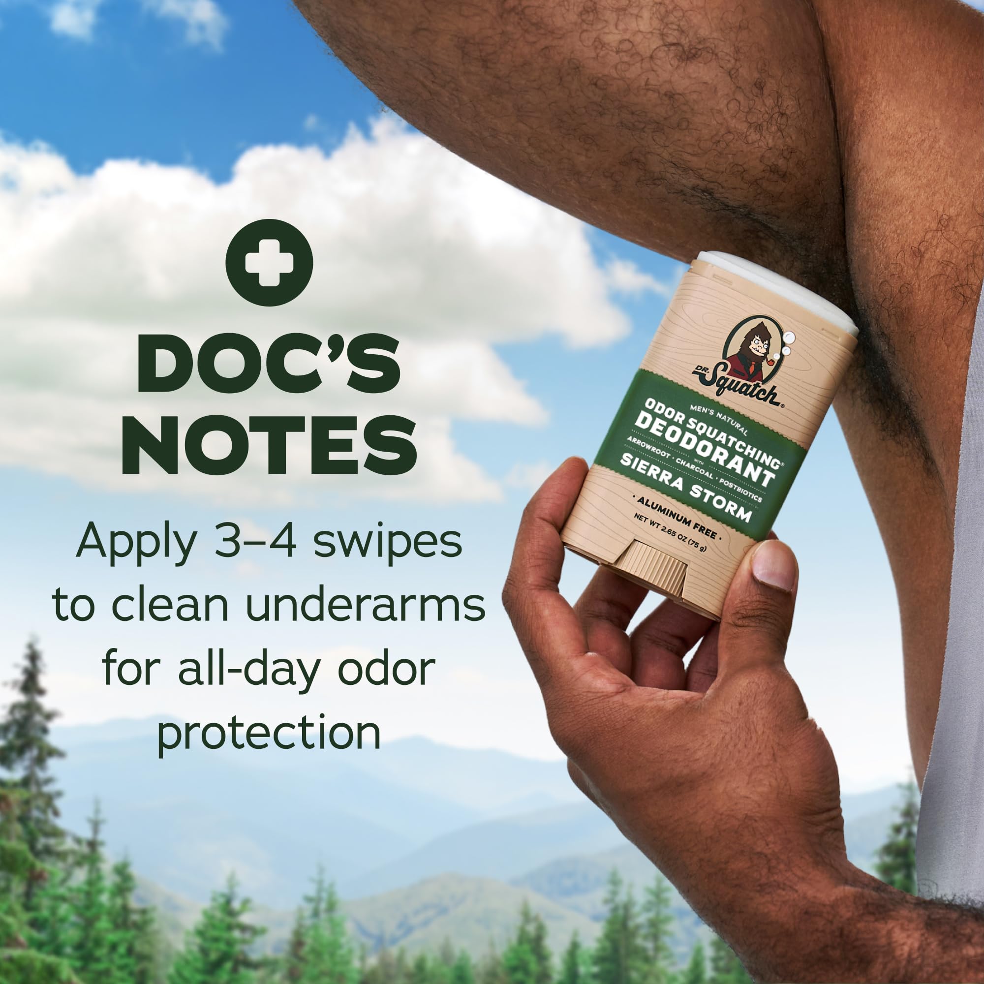 Dr. Squatch sticks in travel pouch, highlights portability and convenience
