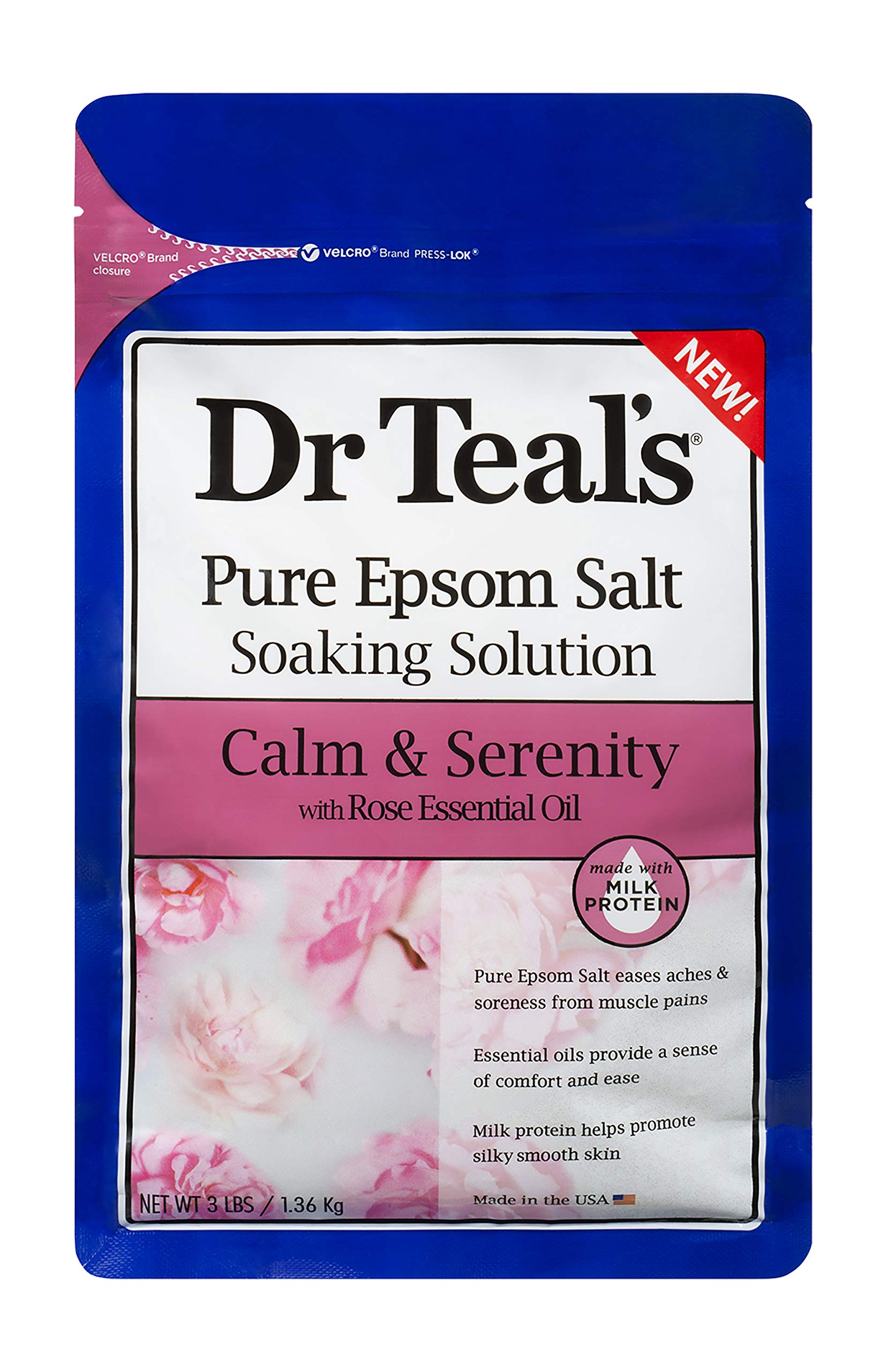 Dr. Teal's foaming bubbles in bathtub delivering calming aroma