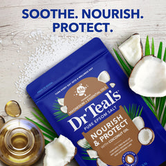 Dr Teal's mixing soak with body wash to form moisturizing scrub