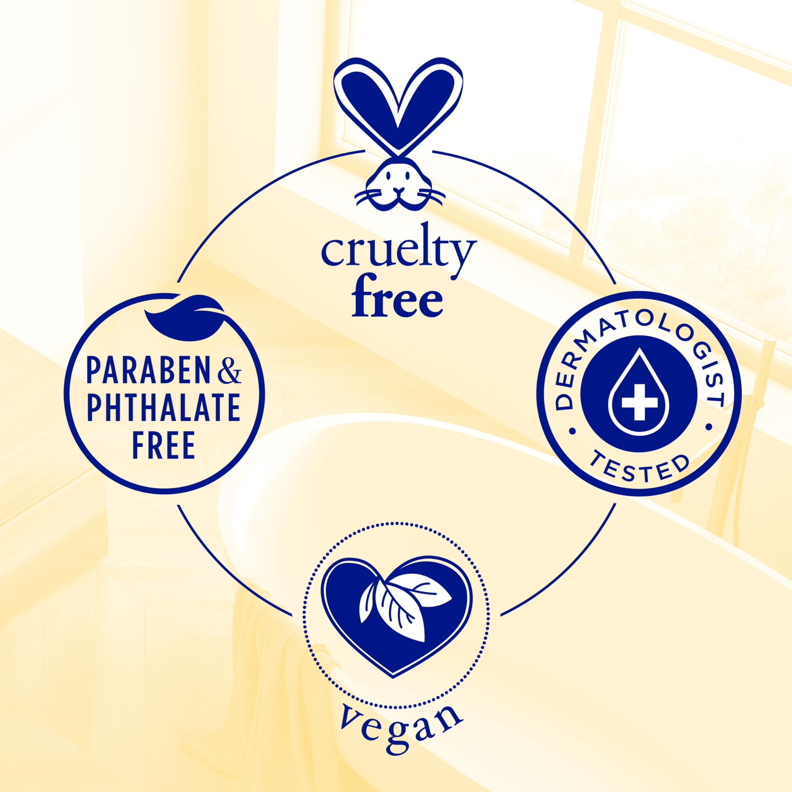 Label close-up on Dr Teal's highlighting Pure Epsom Salt and prebiotic callouts