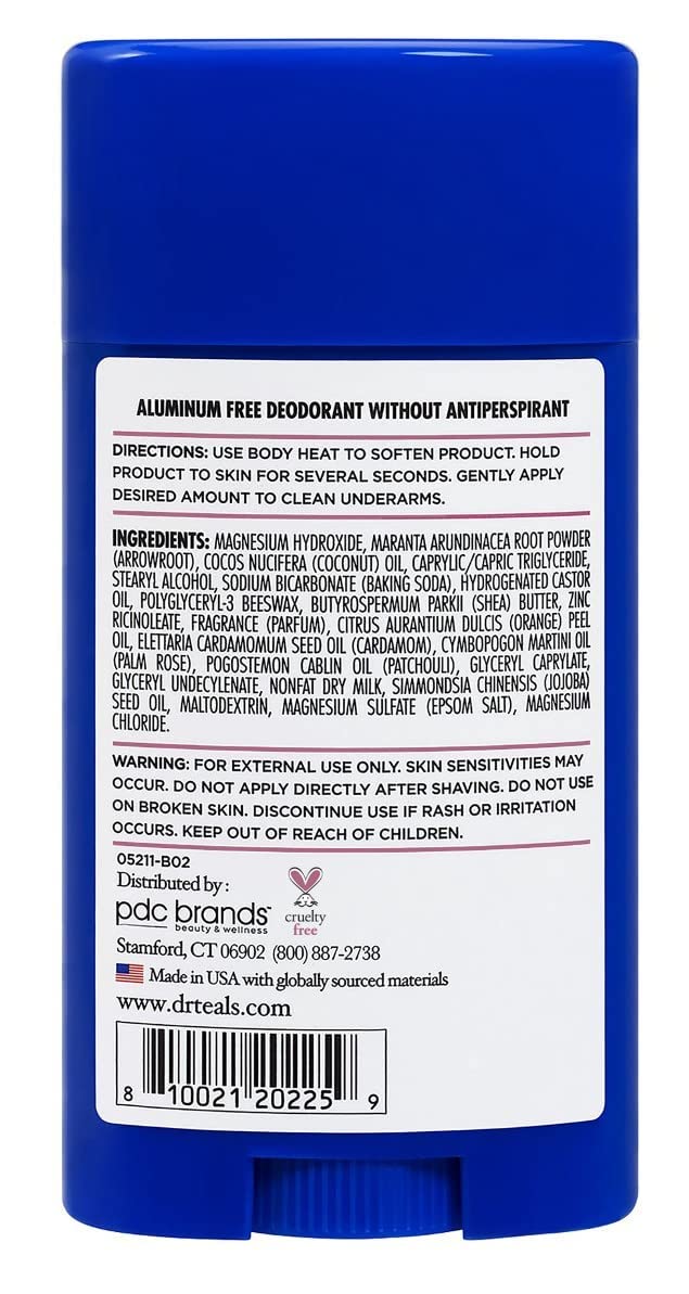 Dr Teal's ingredients close-up highlighting magnesium and arrowroot benefits
