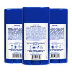 Dr Teal's open deodorant stick texture gliding smoothly, offers nourishing application