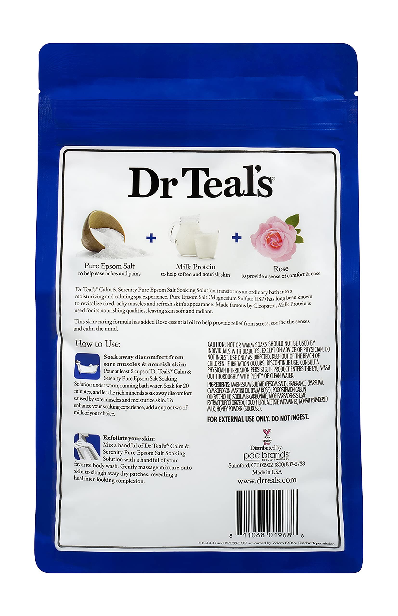 Relaxing bathroom scene with Dr. Teal's rose oil bath enhancing calm