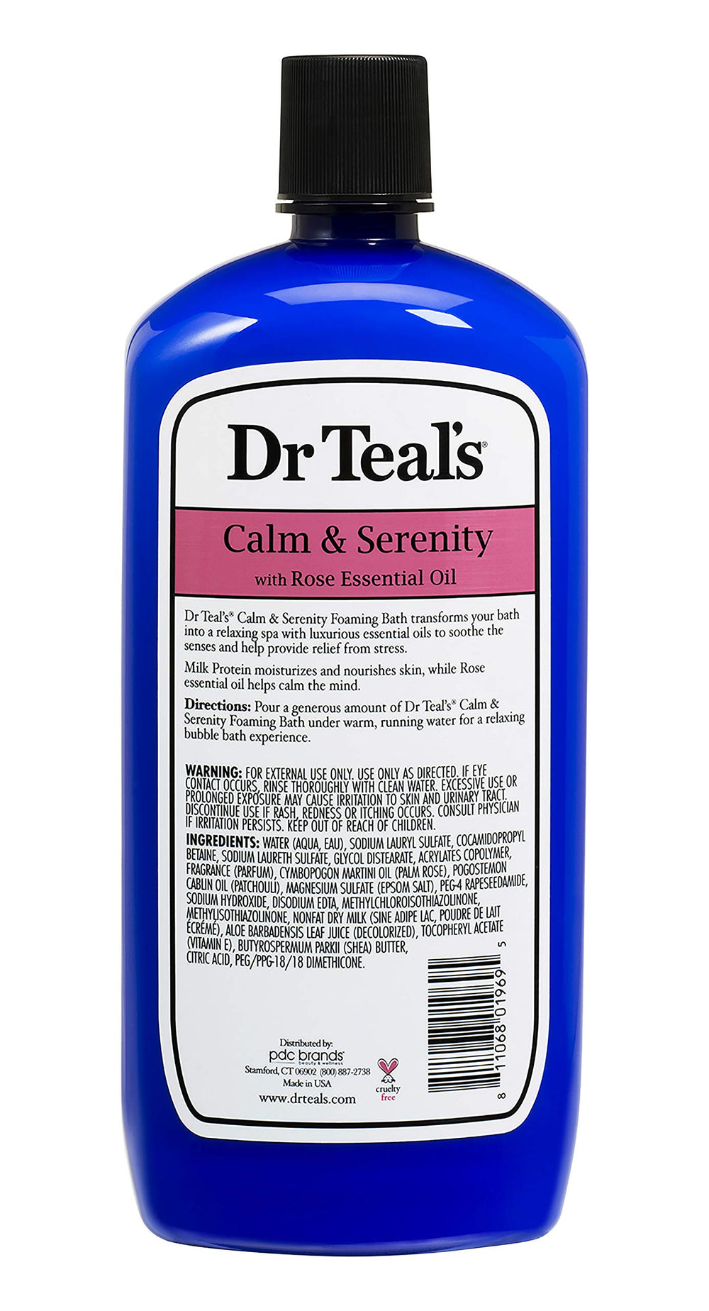Close-up of Epsom salt texture by Dr. Teal's for smooth skin