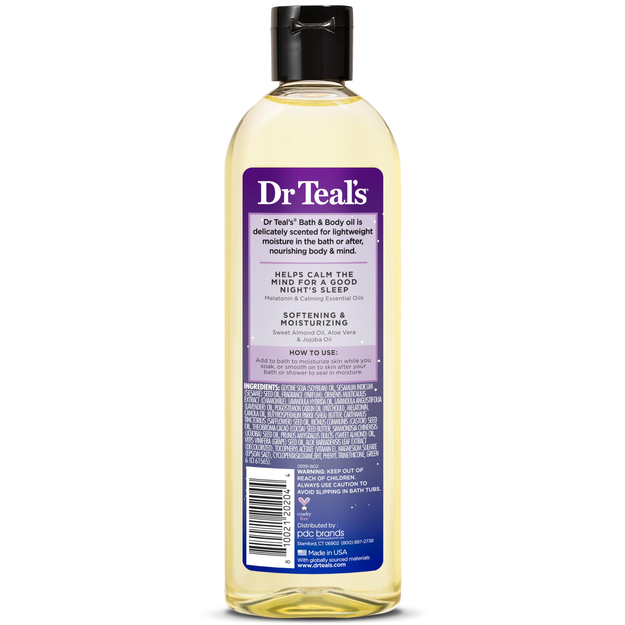 Dr Teal's on bathroom shelf set for nighttime routine and relaxation