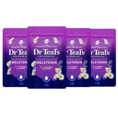 Dr Teal's front packaging showing sleep soak for relaxing baths