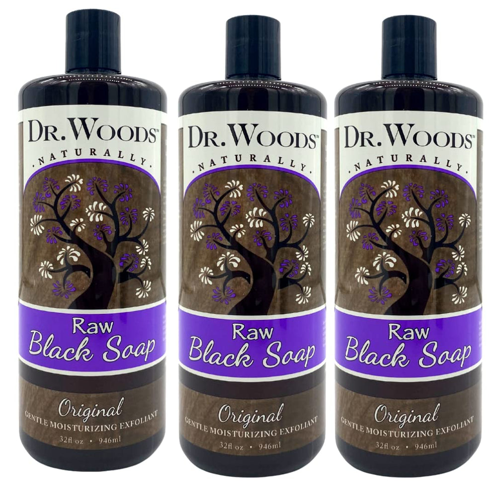 Dr. Woods bottle front view showing branding and original formula for natural cleansing