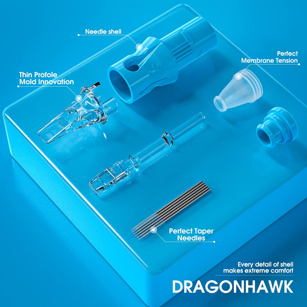 Dragonhawk clear shell showing ink movement, monitor pigment flow for smoother lines benefit