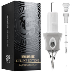 Dragonhawk front packaging showing 50-count and product name for quick studio restock benefit