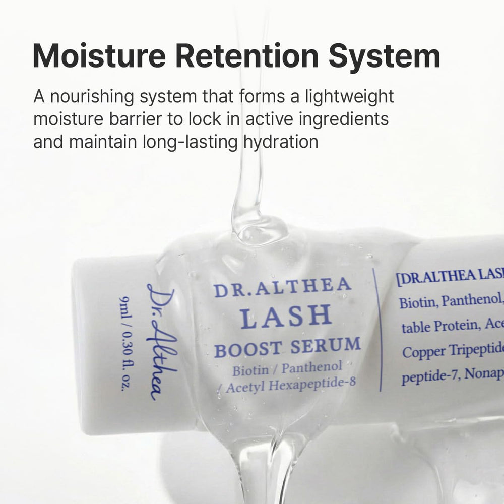 Dr.Althea serum applied along eyelid illustrating easy daily use and comfort
