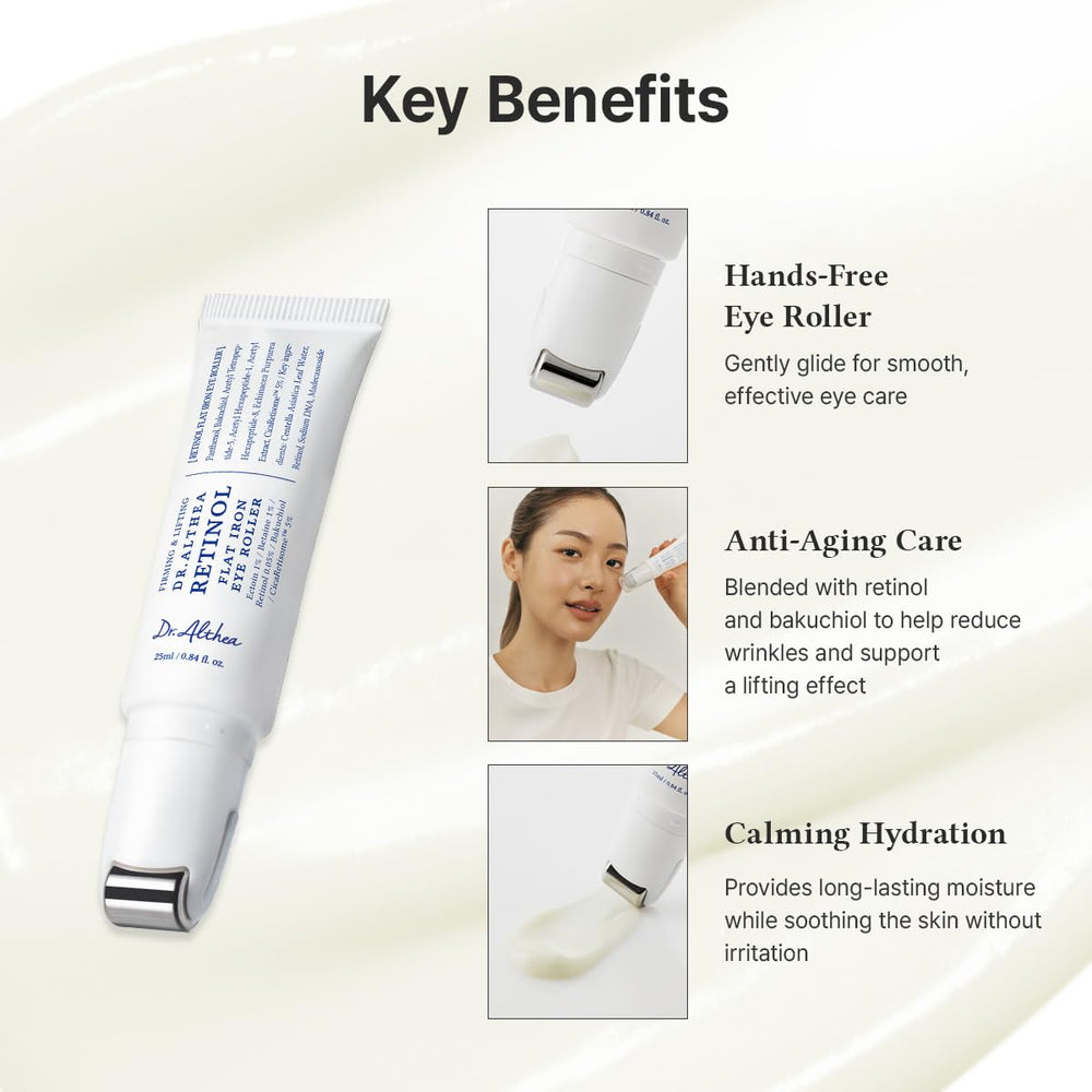 Dr.Althea serum texture on finger showing lightweight hydrating formula benefit