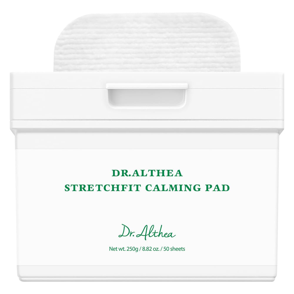 Dr.Althea front packaging showing pack of 50 pads and brand clarity