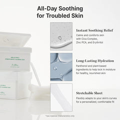 Dr.Althea pad stretched to show flexible fit and full-face coverage
