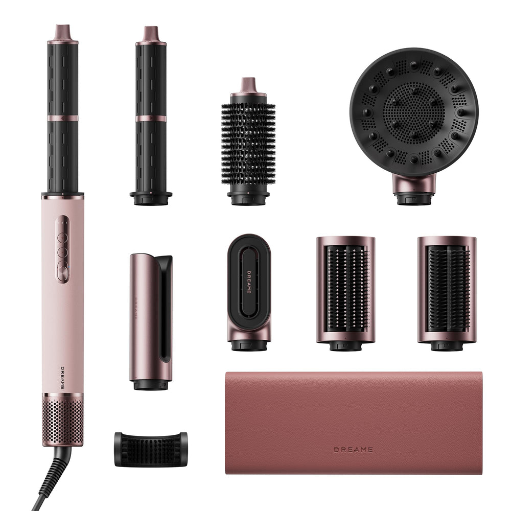 dreame front view of AirStyle Era showing whole 8-in-1 kit and convenience