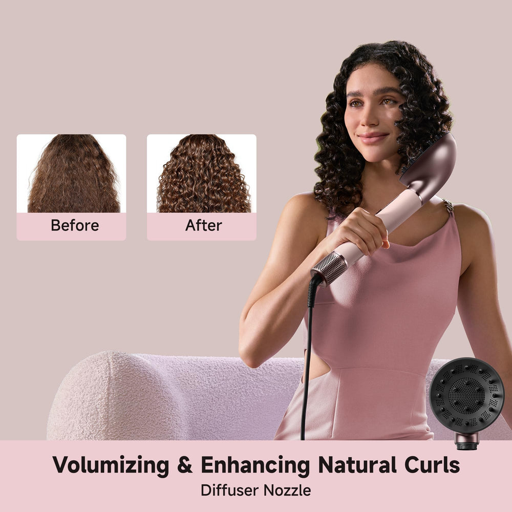 dreame pair of soft and hard combs showing detangling options for all hair types