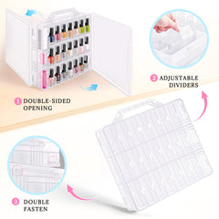 DreamGenius adjustable dividers close-up showing customizable bottle spacing benefit