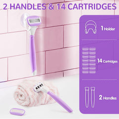 DreamGenius close-up of five nano-coated blades for smoother shaves