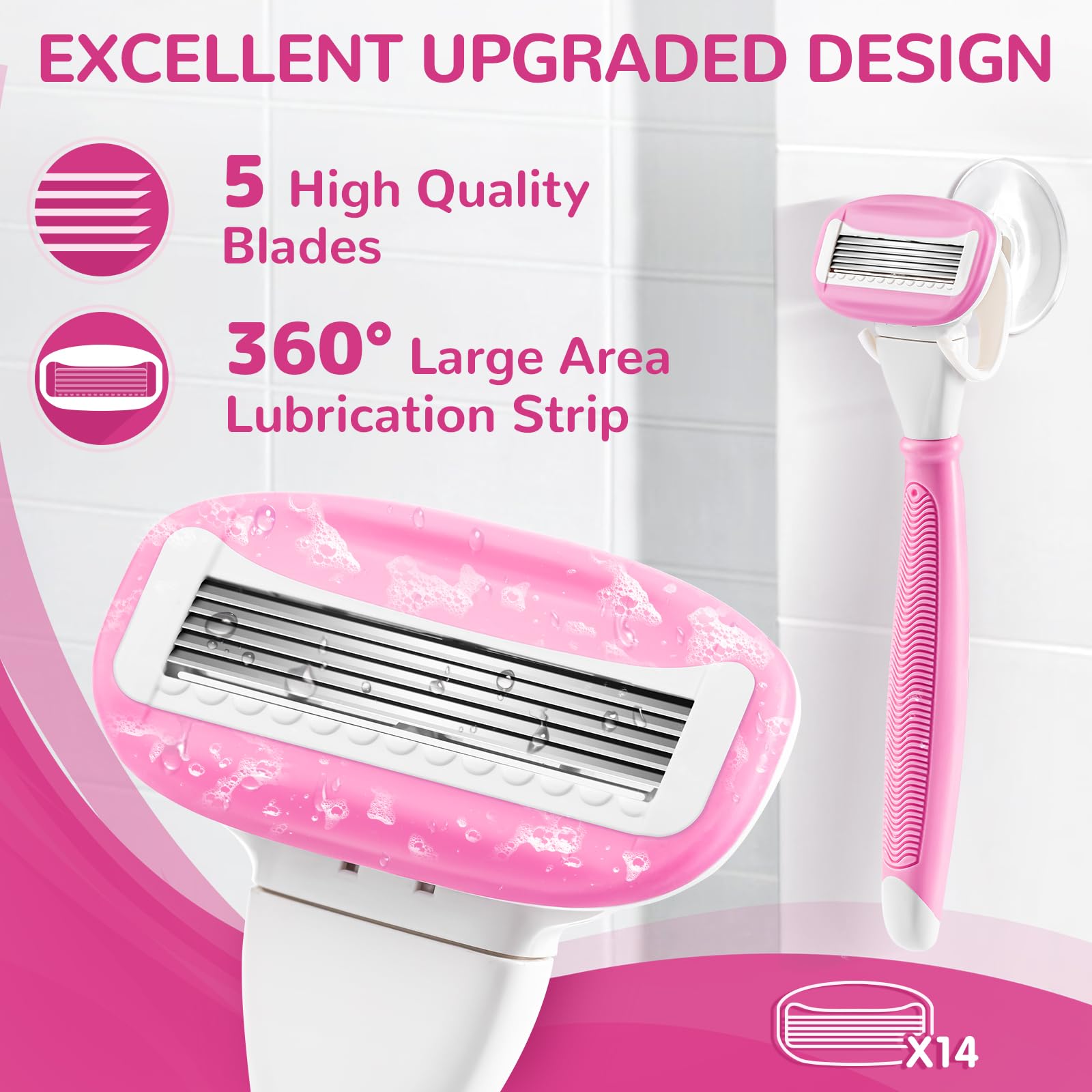 DreamGenius lubrication strip detail illustrating extended glide and reduced irritation