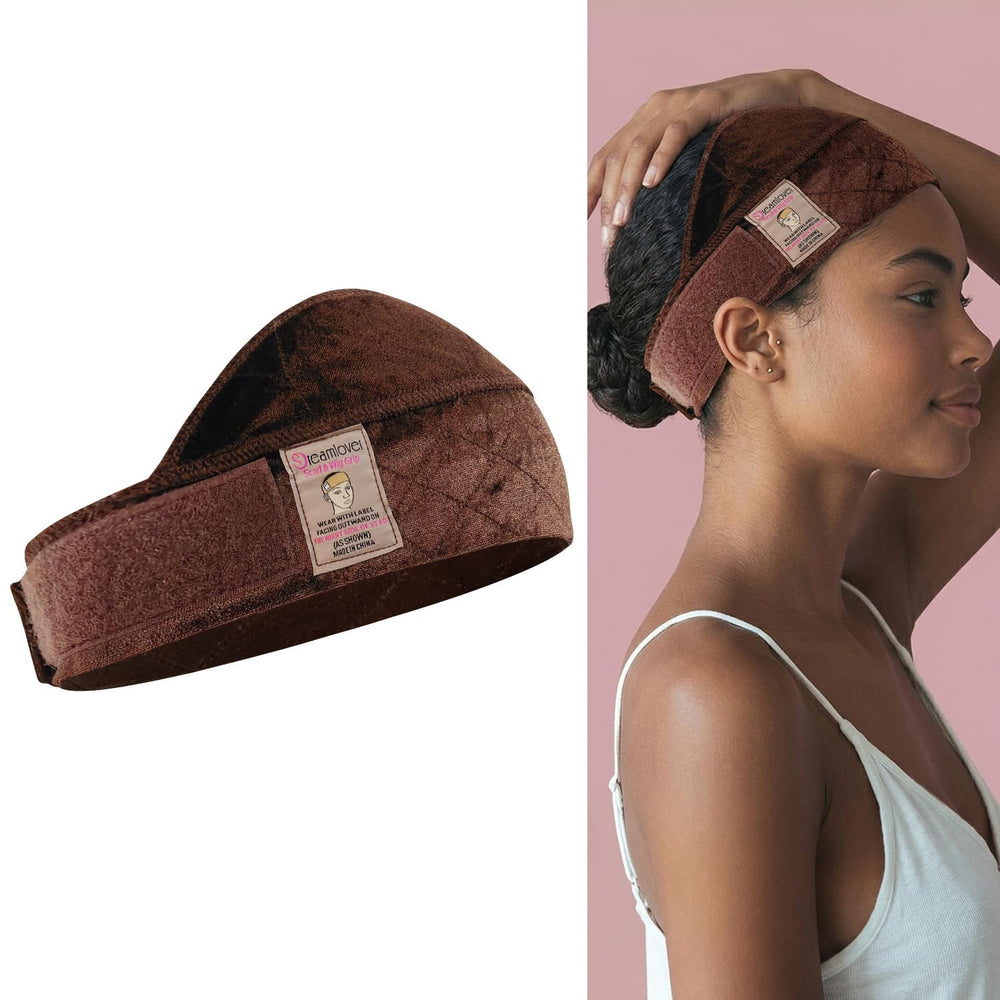 Dreamlover front view dark brown band showing slim profile and secure fit