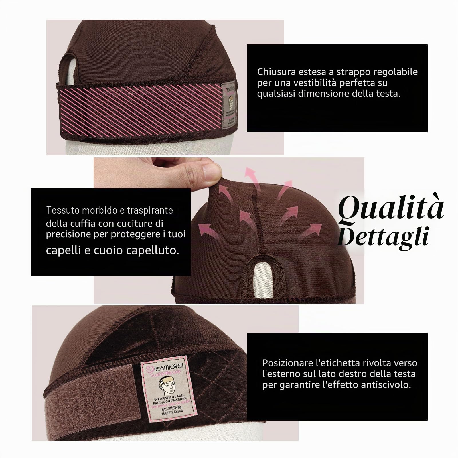 Dreamlover cap next to ruler showing compact size and easy portability