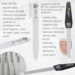 Drei Schwerter detail of finger and toe clippers providing durable trimming