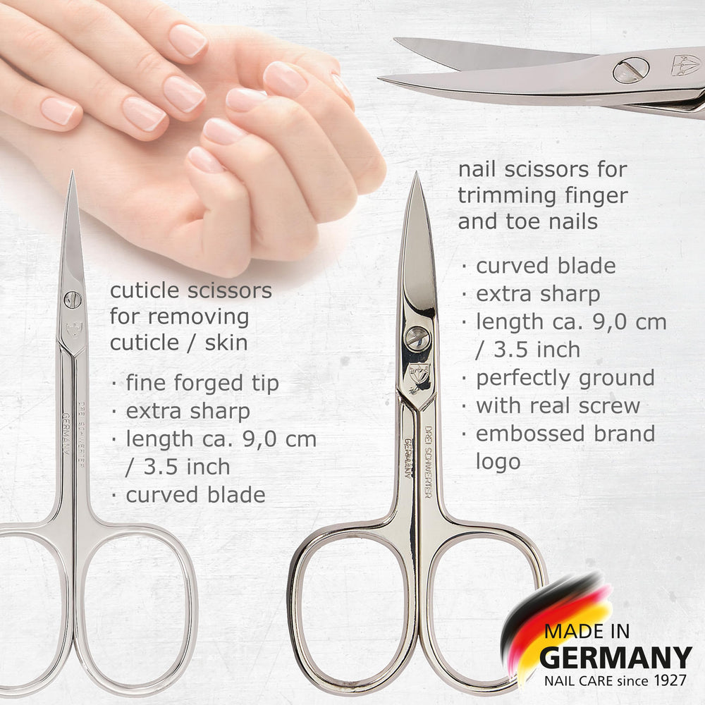 Drei Schwerter close-up of scissors Solingen blades for precise cutting