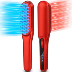 DREWALA comb front view showing device and controls, easy handling benefit