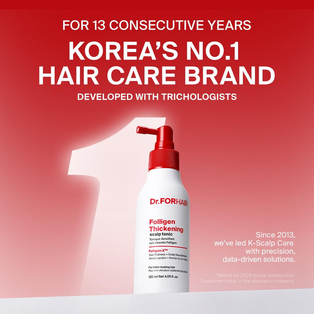 DR.FORHAIR spray nozzle detail for even scalp nutrient delivery