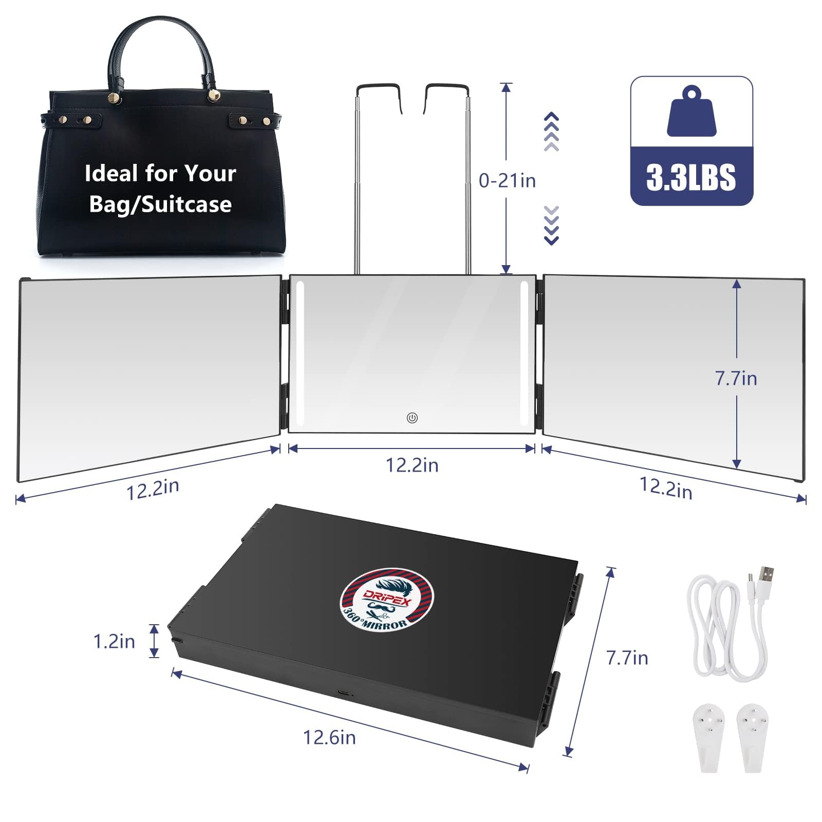 Dripex adjustable hook extended showing secure door fit and versatility