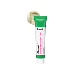 Dr.Jart+ jar front view showing clean packaging and calming benefit