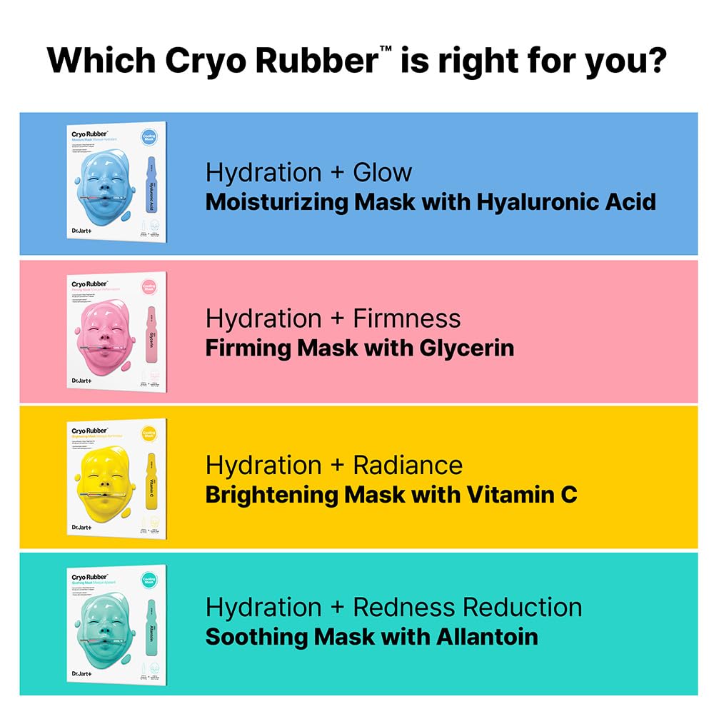 Dr.Jart+ mask staged on bathroom counter suggesting calming routine