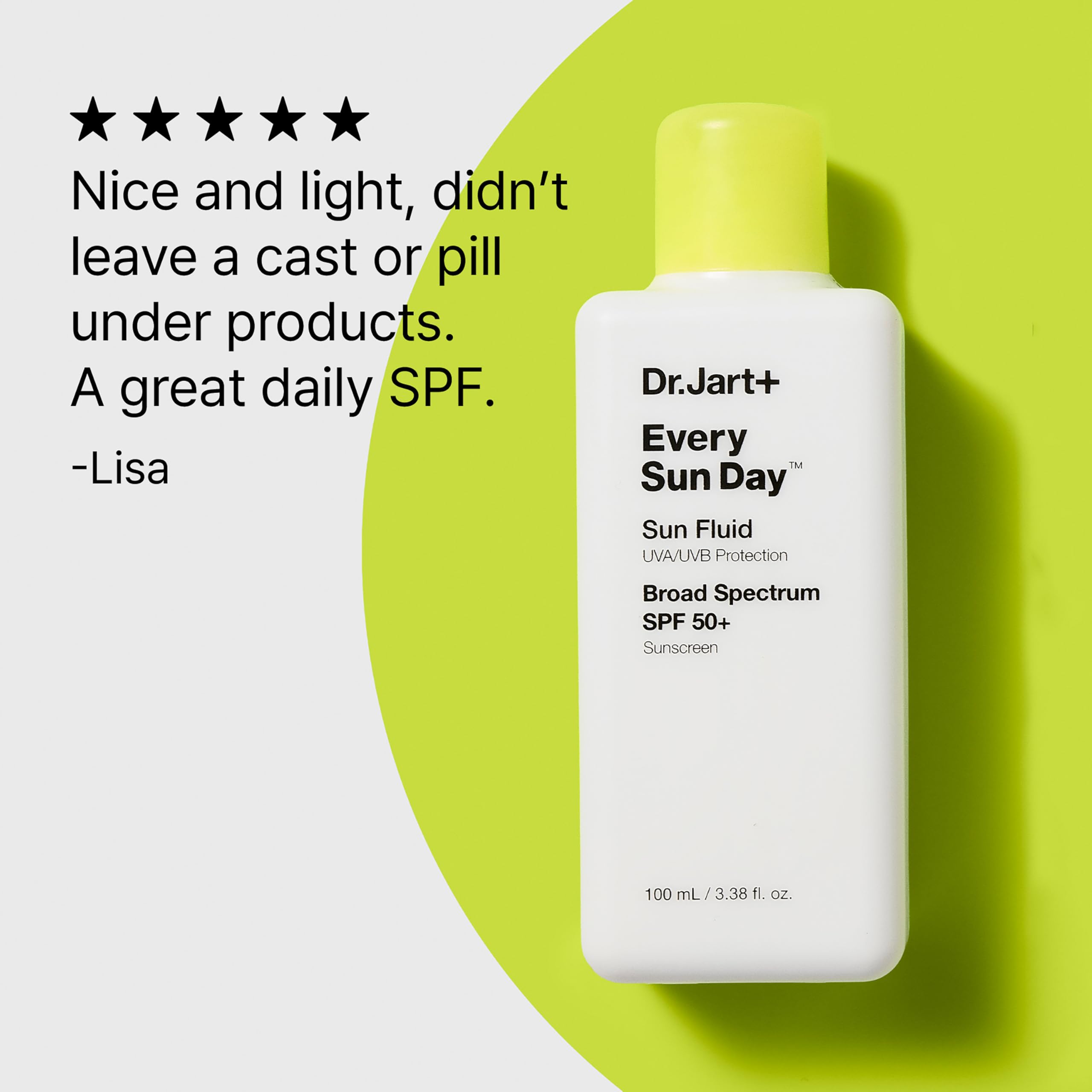 Dr.Jart+ in a morning routine setting showing everyday sun protection