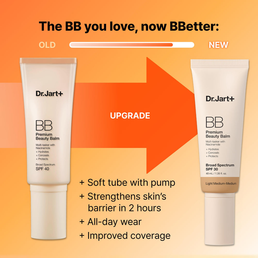 Dr.Jart+ creamy-gel texture close-up demonstrating smooth blendability and hydration