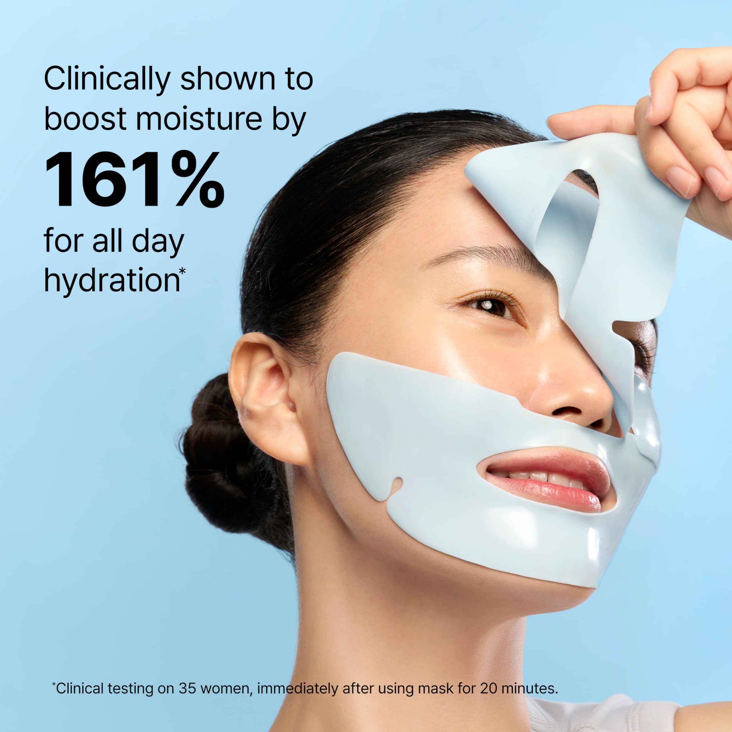 Dr.Jart+ before and after hydration showing plumper, dewy skin