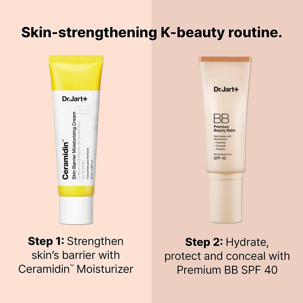 Dr.Jart+ in morning bathroom scene showing streamlined routine benefit
