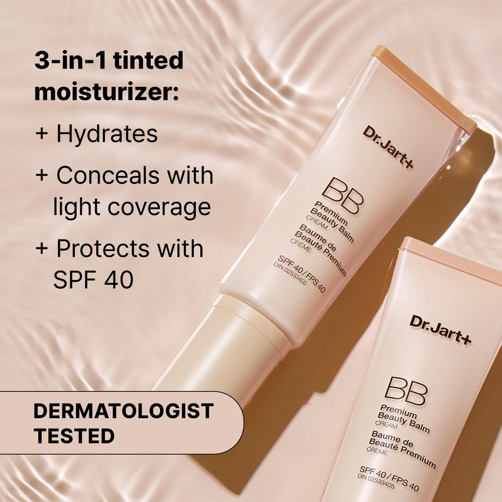 Dr.Jart+ tube in hand showing compact 1.35 fl oz travel benefit